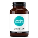 Viridian  Magnesium Citrate with Vitamin B6 (Hořčík s vitamínem B6) 90 kapslí