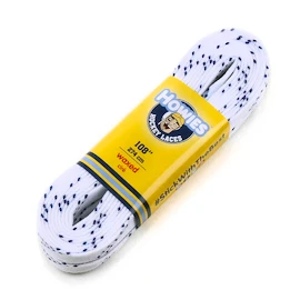 Voskované hokejové šnúrky Howies 310 cm White