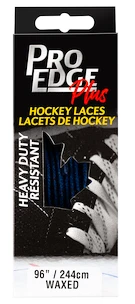 Voskované hokejové šnúrky Sportstape  Solid Red Double Tracer Waxed Lace 70S Blue  274 cm