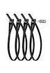 Zámok na bicykel Hiplok  Lock Z Lok 4 Pack All Black (Zlk4Ab)