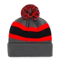 Zimná čiapka 47 Brand Breakaway Cuff Knit NHL Detroit Red Wings sivá