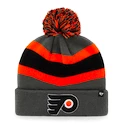 Zimná čiapka 47 Brand Breakaway Cuff Knit NHL Philadelphia Flyers sivá