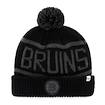 Zimná čiapka 47 Brand Calgary Cuff Knit NHL Boston Bruins čierna