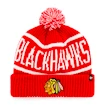 Zimná čiapka 47 Brand Calgary Cuff Knit NHL Chicago Blackhawks červená