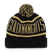 Zimná čiapka 47 Brand Calgary Cuff Knit NHL Vegas Golden Knights čierna