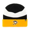 Zimná čiapka 47 Brand Shortside Cuff Knit NHL Pittsburgh Penguins