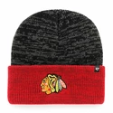 Zimná čiapka 47 Brand Two Tone Brain Freeze Cuff Knit NHL Chicago Blackhawks