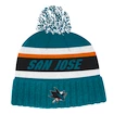 Zimná čiapka adidas Culture Cuffed Knit Pom NHL San Jose Sharks