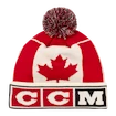 Zimná čiapka CCM  FLAG POM KNIT TEAM CANADA Multiple Team Color