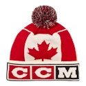 Zimná čiapka CCM  FLAG POM KNIT TEAM CANADA Multiple Team Color