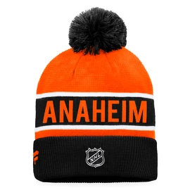 Zimná čiapka Fanatics Authentic Pro Game & Train Cuffed Pom Knit Anaheim Ducks