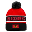 Zimná čiapka Fanatics  Authentic Pro Game & Train Cuffed Pom Knit Chicago Blackhawks