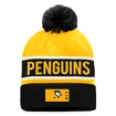 Zimná čiapka Fanatics  Authentic Pro Game & Train Cuffed Pom Knit Pittsburgh Penguins