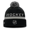 Zimná čiapka Fanatics  Authentic Pro Locker Room Cuffed Pom Knit NHL Los Angeles Kings