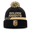 Zimná čiapka Fanatics Authentic Pro Locker Room Cuffed Pom Knit NHL Vegas Golden Knights