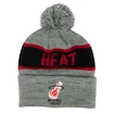 Zimná čiapka Mitchell & Ness Team Tone Knit NBA Miami Heat Grey/Black