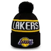 Zimná čiapka New Era Bobble Knit NBA Los Angeles Lakers