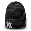 Zimná čiapka New Era Essential Camo Knit MLB New York Yankees Midnite Camo/White