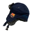 Zimná čiapka ušianka FC Barcelona
