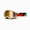 Zjazdové okuliare 100% Strata 2 Goggle Kombat - True Gold Lens
